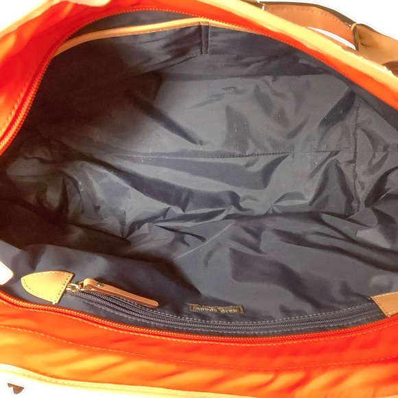 ♠️KATE SPADE Orange Geometric Patterned Bag - Picture 6 of 7
